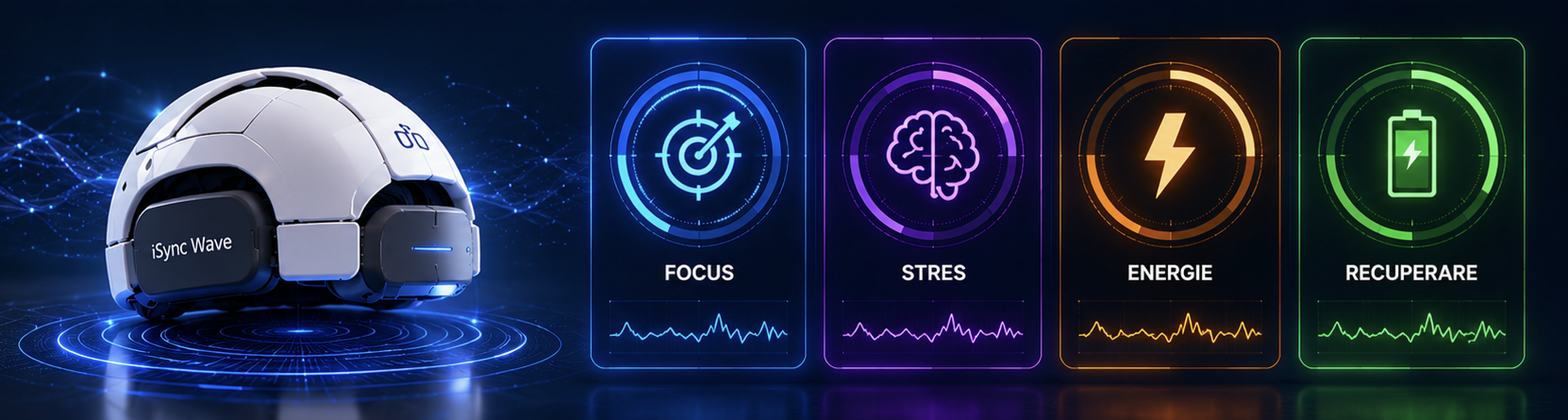 Brain Scan cognitiv funcțional - stres, focus, energie